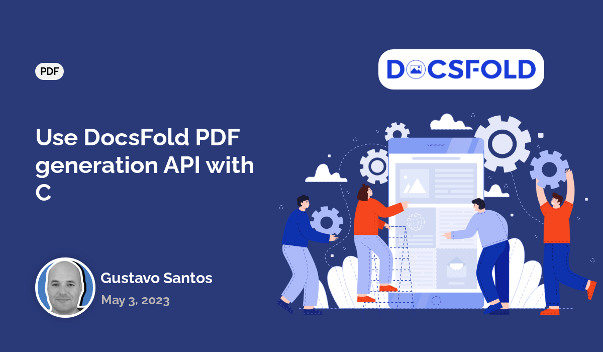 Use DocsFold PDF generation API with C · Docsfold